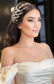 Crystal Stone Hair Accessories Models Wedding Henna Engagement Bride						
