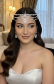Bridal Crown Models Engagement Special Design Wedding Dress