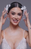 Wedding Cap Hat Wedding Bridal Accessory Engagement