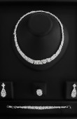 Zircon Set Necklace Wedding Henna Engagement Jewelry Set Models