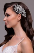 Crystal Beaded Scalloped Hair Accessories Models Wedding Engagement
