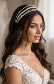 Zircon Stone Hair Accessories Models Design Wedding Henna Engagement Bride						