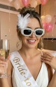 Party glasses bride to be party decorations