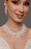 Zircon Set Necklace Wedding Henna Engagement Jewelry Set Models