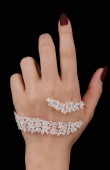 Adjustable Zircon Stone Hand Sword Henna Wedding Hand Accessories