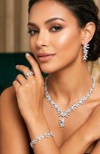 Zircon Set Necklace Wedding Henna Engagement Jewelry Set Models