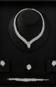 Zircon Set Necklace Wedding Henna Engagement Jewelry Set Models