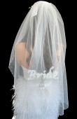 Embroidered bridal veil, handwritten bridal veil, "Bride" script bridal veil, henna night and wedding veil.