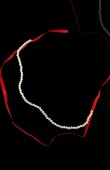 Pearl Promise Engagement Ribbon promise cutting beaded promise ribbon scissors