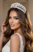 Bridal Crown Models Design Wedding Engagement Henna