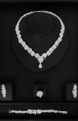 Zircon Set Necklace Wedding Henna Engagement Jewelry Set Models