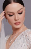 Zircon Set Necklace Wedding Henna Engagement Jewelry Set Models