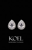 Zircon Stone Earrings Engagement Wedding Design Henna Earring Models Stylish