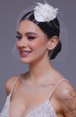 Wedding Cap Hat Wedding Bridal Accessory Engagement