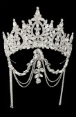 Bridal Crown Models Engagement Special Design Wedding Dress