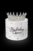 Cake crown, birthday cake crown, birthday cake, queen cake, queen crown cake