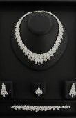 Zircon Set Necklace Wedding Henna Engagement Jewelry Set Models