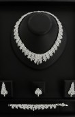 Zircon Set Necklace Wedding Henna Engagement Jewelry Set Models
