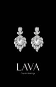 Crystal Stone Earrings Engagement Wedding Design Henna Stylish Earring Models