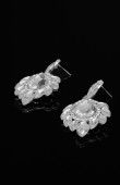 Crystal Stone Earrings Engagement Wedding Design Henna Stylish Earring Models