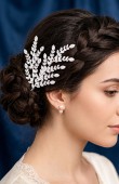 Zircon Stone Hair Accessories Models Wedding Engagement hair comb