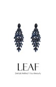 Crystal Stone Earrings Engagement Wedding Design Henna Stylish Earring Models