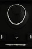Zircon Set Necklace Wedding Henna Engagement Jewelry Set Models