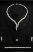 Zircon Set Necklace Wedding Henna Engagement Jewelry Set Models