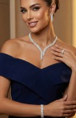 Zircon Set Necklace Wedding Henna Engagement Jewelry Set Models