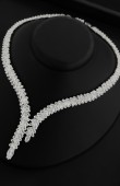 Zircon Set Necklace Wedding Henna Engagement Jewelry Set Models