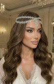 Bridal Crown Models Engagement Special Design Wedding Dress