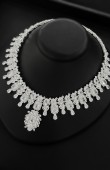 Zircon Set Necklace Wedding Henna Engagement Jewelry Set Models