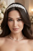 Zircon Stone Hair Accessories Models Design Wedding Henna Engagement Bride						