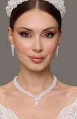 Zircon Set Necklace Wedding Henna Engagement Jewelry Set Models