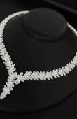 Zircon Set Necklace Wedding Henna Engagement Jewelry Set Models