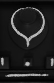 Zircon Set Necklace Wedding Henna Engagement Jewelry Set Models