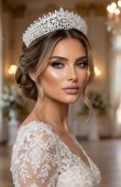 Bridal Crown Models Design Wedding Engagement Henna