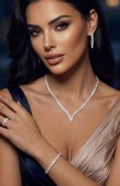 Set Necklace Wedding Henna Engagement Jewelry Set Models