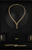 Zircon Set Necklace Wedding Henna Engagement Jewelry Set Models
