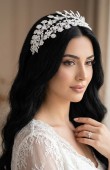 Zircon Stone Hair Accessories Models Wedding Henna Engagement Bride						
