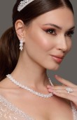 Zircon Set Necklace Wedding Henna Engagement Jewelry Set Models
