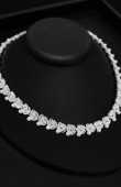 Zircon Set Necklace Wedding Henna Engagement Jewelry Set Models