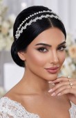 Zircon Stone Hair Accessory Models Wedding Henna Engagement Bride
