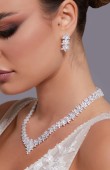 Zircon Set Necklace Wedding Henna Engagement Jewelry Set Models