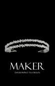 Zircon Stone Hair Accessories Models Wedding Henna Engagement Bride						