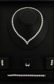Zircon Set Necklace Wedding Henna Engagement Jewelry Set Models