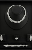 Zircon Set Necklace Wedding Henna Engagement Jewelry Set Models