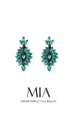 Zircon Stone Earrings Engagement Wedding Design Henna Stylish Earring Models