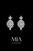 Zircon Stone Earrings Engagement Wedding Design Henna Stylish Earring Models