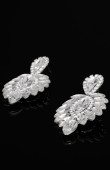 Crystal Stone Earrings Engagement Wedding Design Henna Stylish Earring Models